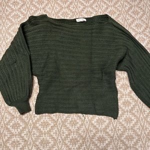 Everest green sweater shirt